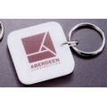 Lucite Square Key Chain